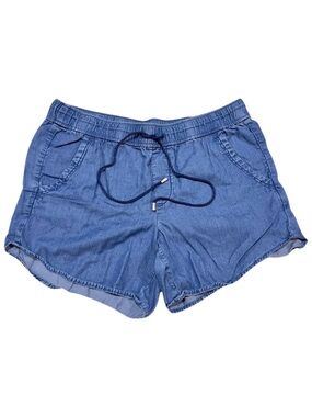 LOFT Drawstring‎ Chambray Shorts